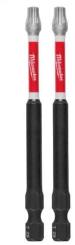 Milwaukee Électrique - Shockwave Impact Duty 3-1/2 T25 Bit 2PK