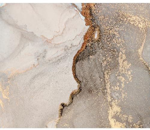 murando - Vlies Fototapete Steinwand 500x350cm Vlies Tapeten Wandtapete XXL Wanddeko Mustertapete Design Wand Dekoration Vliestapete Wohnzimmer Schlafzimmer Büro Flur Marmoroptik Braun a-B-10088-a-a