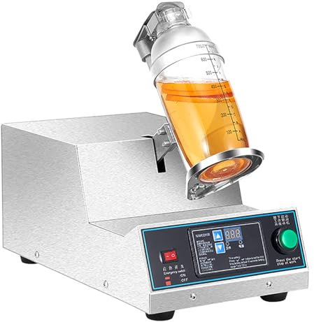 Coctelera Automática, Máquina Coctelera Eléctrica De Té Con Leche De 140 W, Con Panel De Control Inteligente, Sincronización De 0~120 S, Puede Agitar 350-700 Ml, Para Café, Jugo, Batidos, Cócteles