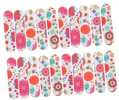 WOONEKY 50 Stück Doppelseitiges Nagelfeilen Für Frauen Professionelle Maniküre Und Pediküre Werkzeuge Mit Verschiedenen Körnungen Hautschonend Geeignet Für Naturnägel Acrylnägel Und Nagelkunst