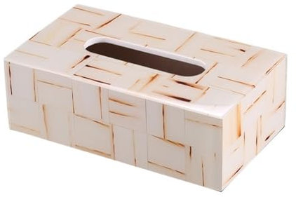 Zhaoj24-05 Kosmetiktücher Box Leichte Luxus-Stil Haushalt Wohnzimmer Schublade Box Europäische Mode Serviettenbox Kreative Persönlichkeit Weiße Tissue Box für Esszimmer Badezimmer Schlafzimmer