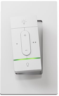 Nanoleaf Sense+ Smart Wireless Light Switch (Installation-Free) for Nanoleaf Smart Lights, Portable Remote Dimmer with 2 Configurable Buttons, Motion & Daylight Sensors, Indoor