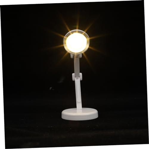 UKCOCO Kleiner Led Nachttischlampe Faltbar Warmweiß Kleines Led Nachtlicht Tragbare Leselampe Für Schreibtisch Und Schlafzimmer