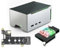 ElectroCookie Raspberry Pi 5 Case, Aluminum, Black, Compact Case with M.2 NVMe SSD PCIe HAT and Active RGB Lighting Cooler
