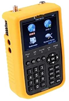 DIKAMAN Rilevatore satellitare, Ws-6909 3.5'' DVB-S&DVB-T Combo Signal Finder 6909 Misuratore di Segnale satellitare e terrestre per la Regolazione dell'antenna satellitare
