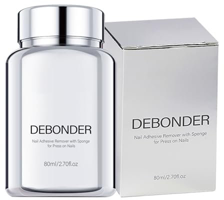 Retonnement Adhésif À Ongles En Gel - Adoucisseur De Colle De Précision Pour Faux Ongles | Formule Sûre Pour Retirer Les Autocollants Et Le Gel, Les Soins De Ongle Et Les Ongles Faciles À La Maison, L