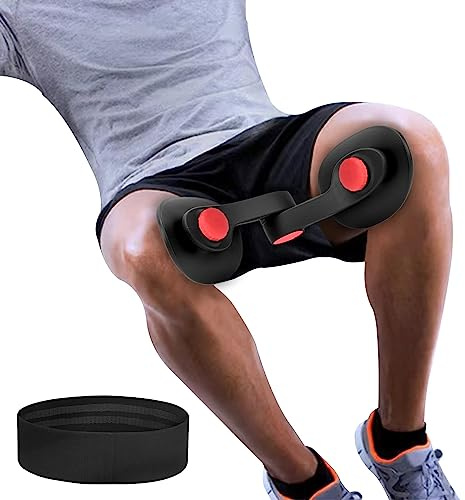 Tinrief 35 LB Thigh Exerciser Kegel Exerciser, Pelvic Floor Trainer, Kegel Trainer for Postpartum Rehabilitation, Trimmer Inner Thigh, Thigh Toner Workout (35LB Black)