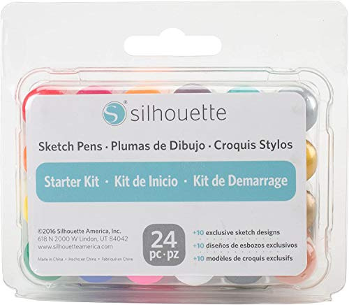 Silhouette America GT1901088 Starter-Kit Zeichenstifte, 24 Farben