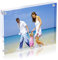 AMEITECH Magneticsche, ACRYI Foto-Bilderrahmen,Haelt 13x18 cm Fotos, 10mm+10mm Dicker Transparent und Rahmenlos -Transparent