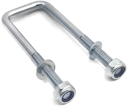 Unbeschichteter Kupferdraht, quadratisch, M12-Schrauben für Anhänger, Breite 50 mm, Länge 100 mm