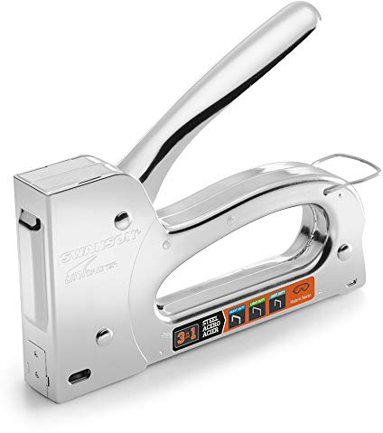 [Discontinued] Swanson Tool Co STA753 AM Unitacker 3 in 1 Steel Staple Gun; Works with Arrow Heavy Duty (T50) & Light Duty (JT21) Staples and Ships with 2,700 Assorted Staples