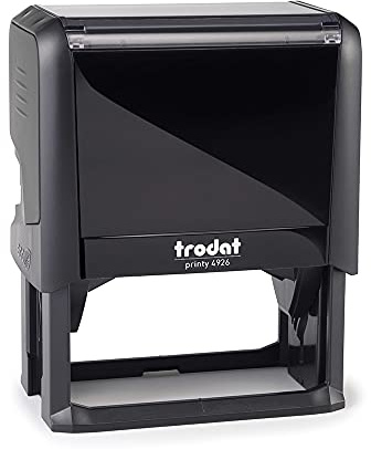 Timbro Autoinchiostrante Personalizzato 75X38 mm - Completo di Personalizzazione - Grandi Dimensioni - Per Ufficio - Aziendale