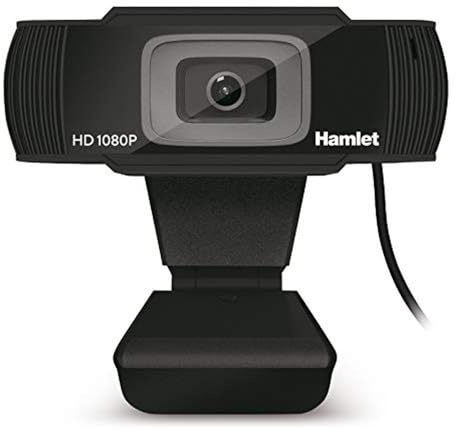 HAMLET HWCAM1080 WEBCAM 2 MP 1920X1080 PIXEL USB 2.0 BLACK