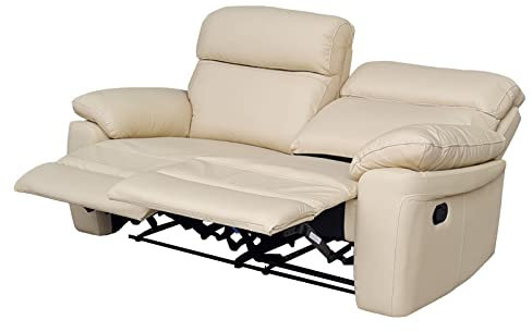 Mapo Möbel Voll-Leder Couch Sofa Relaxsessel Fernsehsessel Fernsehsofa 3606-2L-8817