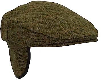WALKER AND HAWKES - Unisex Schiebermütze mit Ohrenklappen - Tweed