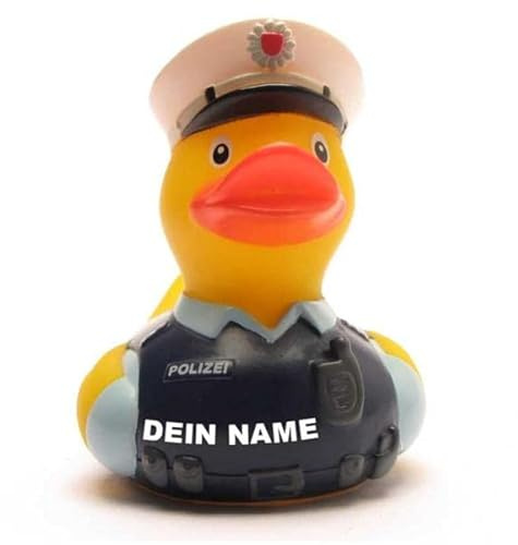 Badeente - personalisierbar (Polizei Ente)