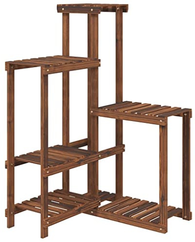 vidaXL Portafiori 62,5x61,5x101,5 cm in Legno Massello di Abete
