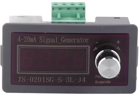 DC0-10V 4-20mA Stromspannungssignalgenerator mit Batteriestromversorgungsschnittstelle Analoger Simulator, Einstellbare 4-stellige Anzeige für Signalgeneratoren