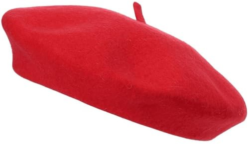 COSHAL® Adult Wool Beret Hat Men Women French Style Hat Plain Classic Color Beret's Hat's Unisex Soft Warm Outdoor Vintage Artist Beret Hats Women Accessories