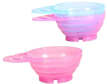 DOITOOL 3pezzi Ciotole Per Colorazione Con Ciotole Per Tinta e Miscelazione Per Casuale