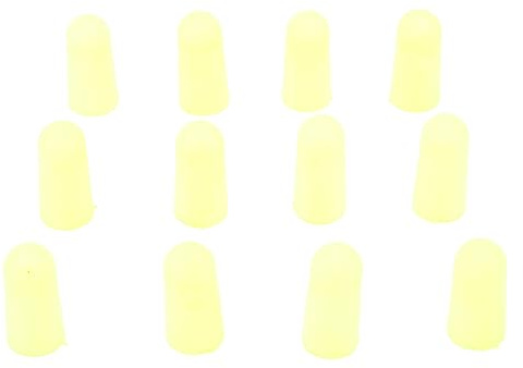 12pcs Foam Earplugs Yellow Soundproof Effective 36dB Noise Reduction Soft Foam Ear Plugs