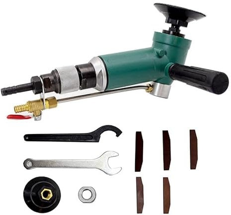 Pulidora de piedra eléctrica en húmedo, Pulidores de piedra de aire húmedo Molinillos de agua neumáticos 10000RPM Lijadora húmeda accionada por aire for granito de piedra de hormigón para granito, bal