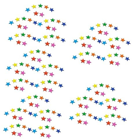 Amosfun 175 STK Pentagramm Kühlschrankmagnet Aufkleber Kühlschrankmagnete Kühlschrankkalendermagnet Magnete Für Kleinkinder Büro-whiteboard-Magnete Planke Sternenmagnet Eva Weichmagnet