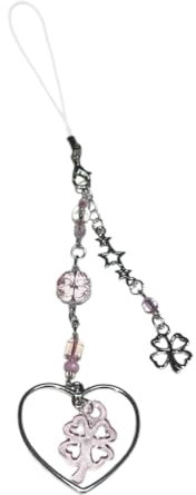 Limtula Zarter Handy-Charm-Schlüsselanhänger, modischer Schlüsselanhänger mit Perlen, Taschenanhänger für Damen und Mädchen, trägt Glück und Glück, Abschnitt 6:, Section 6