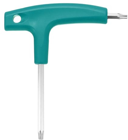 sourcing map Golf Spike Wrench Tool T20 T25 Golf Torque Wrench Stainless Steel Golf Head Adjustment Tool Golf Driver Torque Tool with Plastic Handle for Golf Club Driver Shaft Adapter, Green