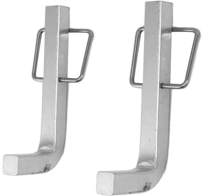 Perni a L a Scatto Premium 2 Pezzi per Ganci di Distribuzione del Peso - Perni a L a Scatto in Acciaio con Clip a Scatto per Equalizzatore - Regolazioni 'attacco Facili e Veloci