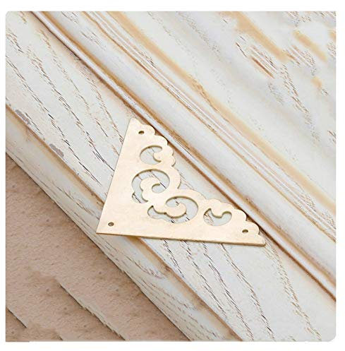 GBSONGLIANGBO Türklopfer,Haustür Türklopfer Drawer Knob Türgriff Möbel Pull Ring Klopfer-Goldener Messing Jahrgang Kabinett gefunden(8003)