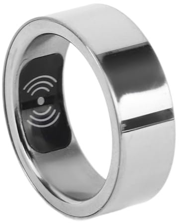 XUXHOU Anelli Intelligenti, Monitoraggio della Temperatura del Sonno Indossabile Conteggio degli Anelli di Salute Intelligente Ricaricabile per Uomini Donne (No. 20