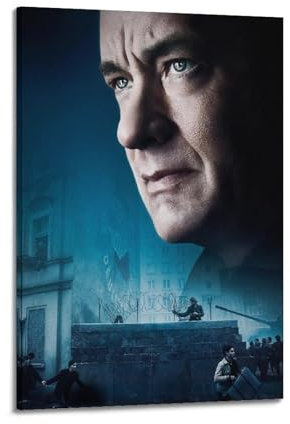 ZZZMOCO Poster de film Bridge of Spies - Peinture sur toile - Impression d'art moderne pour chambre à coucher - 30 x 45 cm