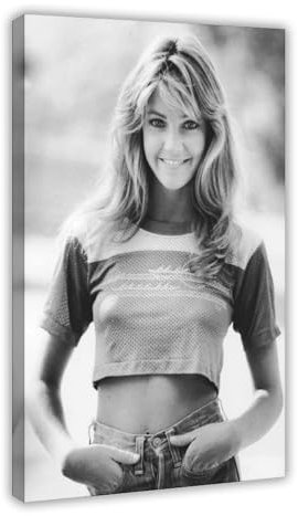 Actor Heather Locklear 9 Canvas Poster Bedroom Decor Sports Landscape Office Room Decor Gift Frame: 12x18inch(30x45cm)