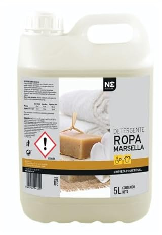 NC - Detergente para Ropa con Jabón de Marsella – ¡Limpieza Profunda y Cuidado Natural! 5 Litros.