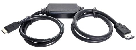 LIUZIKUN Cable convertidor USB 3.0 Tipo C a eSATA con Fuente de alimentación de 5 V para Discos Duros externos y Unidades ODD. Transferencia de Datos rápida de 5 Gbps.