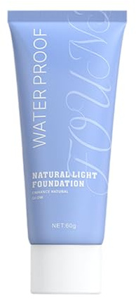 Fondotinta Liquido Impermeabile,Coprenza Totale Durevole - Fondotinta Viso Donna per Pelli Grasse Secche Miste e Sensibili