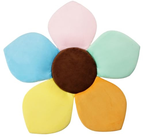Tappetino da bagnetto per bambini Supporto di sicurezza Vasca da bagno per fiori per bambino Morbido inserto per lavandino Vasca da bagno Petalo, Petali di fiori multicolori ripieni Sedile da