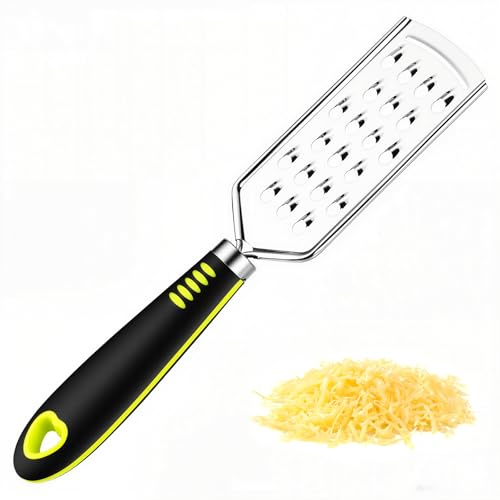 Cheese Grater Stainless Steel Cheese Graters for Kitchen Mini Cheese Grater Vegetable Grater Hand Grater Handheld Grater Kitchen Grater Lemon Zester Grater for Home Cheese Ginger Fruit Chocolate