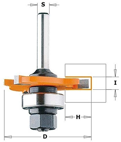 CMT 922.350.11B FRAISE DISQUE POUR RAINURES LATERALES HW Z3 S=12 D=47,6X5