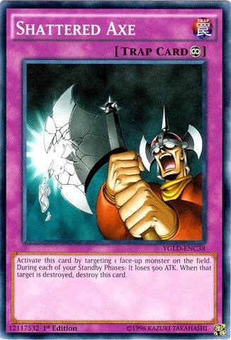 YU-GI-OH! - Shattered Axe (YGLD-ENC38) - Mazos legendarios de Yugi - 1ª Edición - Común