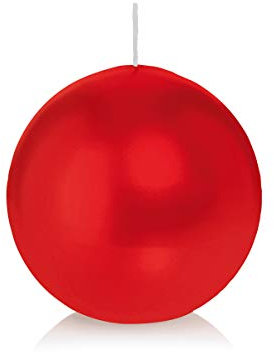 Wiedemann Kerzen Rot Ø 60 mm, 16 Stück, RAL Kerzengüte-Qualität, Unparfümiert, Tropffrei