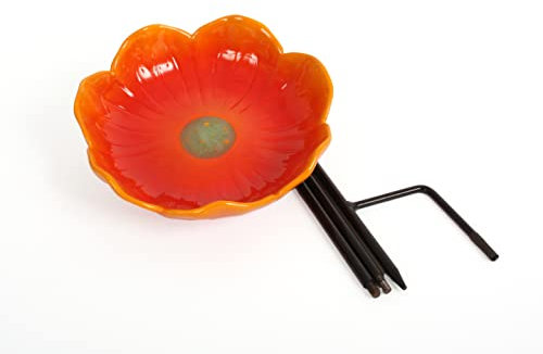 Wildlife World Ceramic Floral Range (Wild Poppy Bird Feeder)
