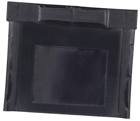 Sharplace Rollstuhl-Rückenlehne oder Sitzkissen Sitzpolster Atmungsaktiv Premium, Schwarze Rückenlehne