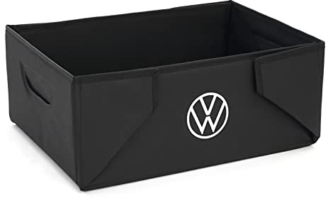 Volkswagen 7T0061109A Faltbox Tasche Box Kofferraumbox Einkaufskorb Faltkiste, schwarz