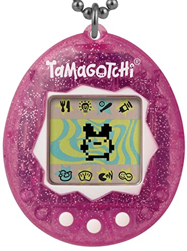 Tamagotchi Original Cyber Pet Pink Glitter Shell