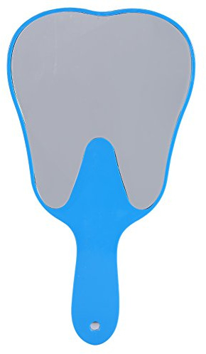 Handspiegel Zahn Zahnspiegel, Zahnspiegel In Zahnform, Blau