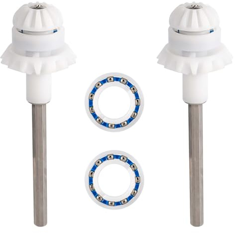 PEUTIER 2 Pezzi Pulitore per Piscina per MX8 MX8EL MX6 MX6EL Elite, Messa Punto Dell'Albero Trasmissione Pulitore Piscina Parti Ricambio Pulitore Piscina per Zodiac, con Cuscinetto Ruota Motore