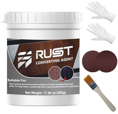INNOVAYOU Rust Remover for Metal 500g, Prevent Rusting and Corrosion Rust Converter With Brush, Suitable for Automobiles, Metals, and Cast Iron
