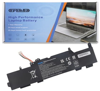Oyomba SS03XL 933321-855 932823-421 Laptop Battery Replacement for Hp EliteBook 730 735 740 745 755 830 840 846 G5, EliteBook 735 745 840 846 G6, ZBOOK 14H G5 G6 HSTNN-LB8G HSTNN-IB8C HSN-I12C